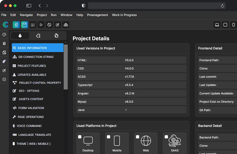 Gencodex Project Configration Support