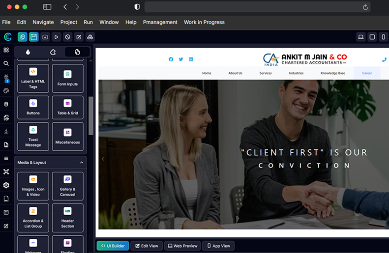 UI Builder